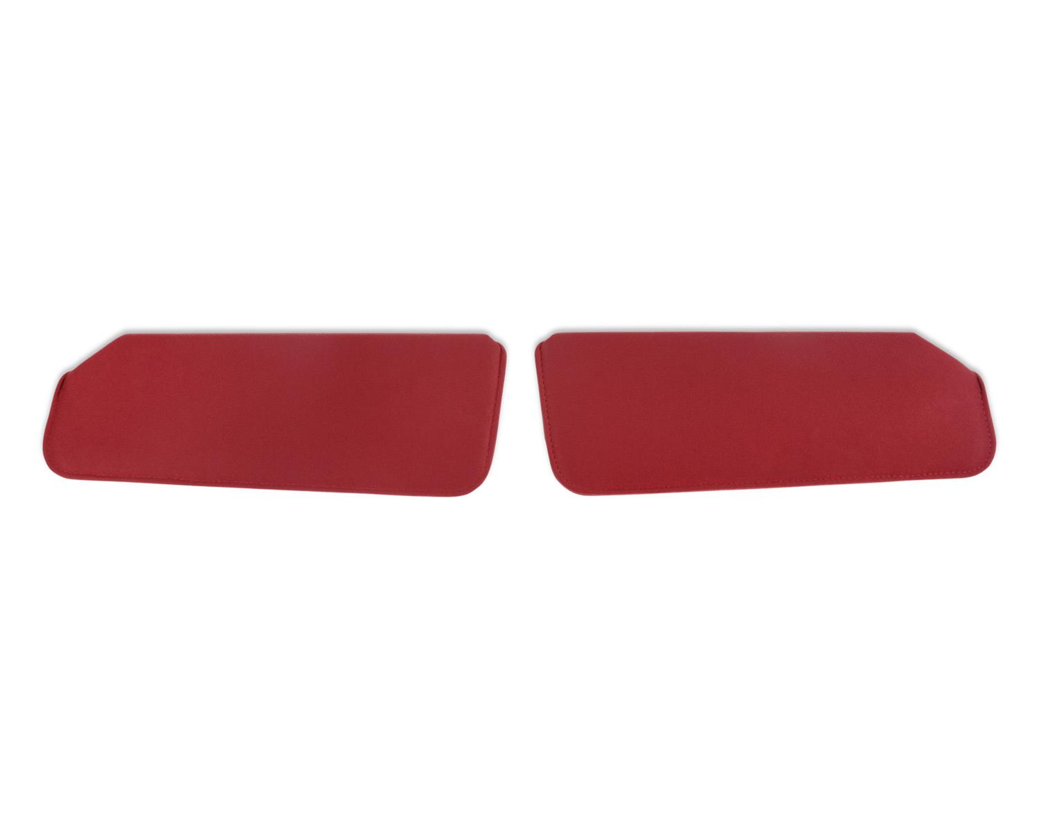 Brothers Trucks Foamback Sunvisors 05-345 Sunvisors, Interior, Foamback, Cloth, Red, GMT400, Chevy, GMC, Pair thumbnail 5