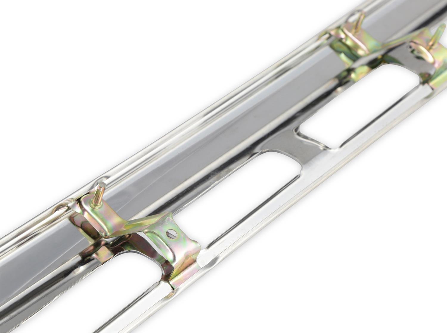 Brothers Trucks Grille Moldings 06-104 Moldings, Lower Position, Aluminum, Clearcoat, Chevrolet, GMC, Each thumbnail 2