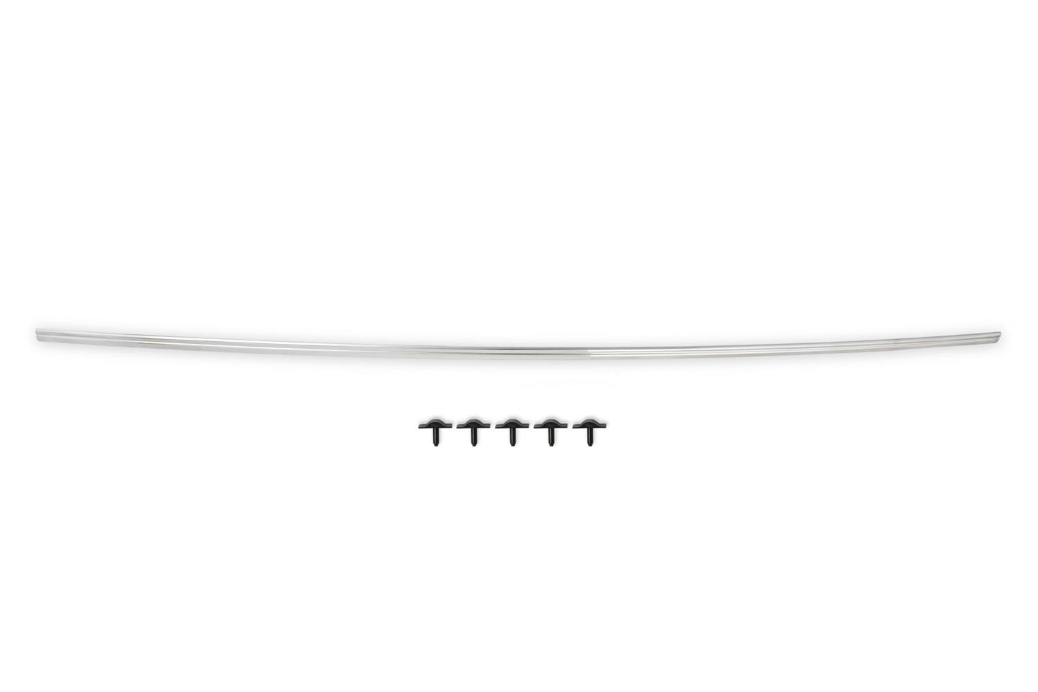 Brothers Trucks Grille Moldings 06-111 Moldings, Upper Position, Aluminum, Clearcoat, Clips, Chevrolet, GMC, Each thumbnail 5