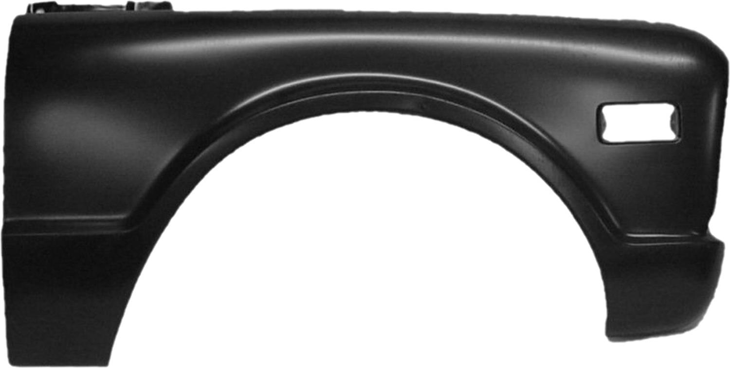 Brothers Trucks Fenders A1009-69 Fenders, Front Outer, Right, Steel, Black, Chevrolet, Each