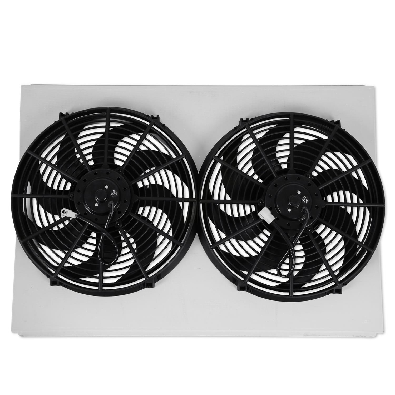 Brothers Trucks Fans, Electric AFS87C2 73-87 CHVY/GMC TRCK AL SHROUD W/FANS-V8