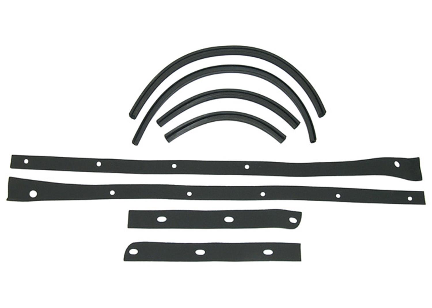 Brothers Trucks Weatherstrip Seals AMS4754 Seals, Front Fender Seal Position, Chevrolet, GMC, Kit
