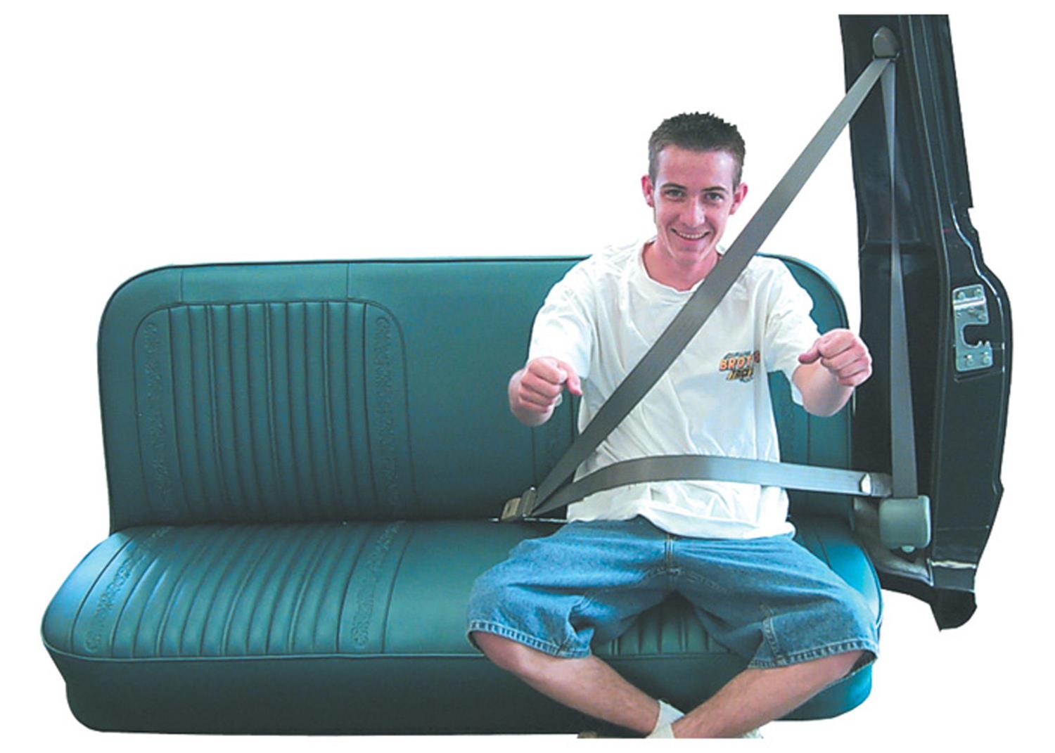 Brothers Trucks Seat Belts BELTKT2BL Belts, Shoulder and Lap Belt Type, Blue, Chevrolet, GMC, Pair