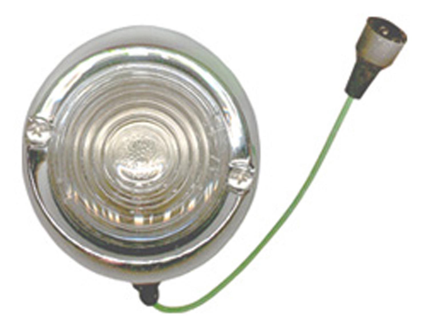 Brothers Trucks Backup Light Assemblies BLA66FL Assemblies, OEM Style Replacement, Incandescent/Halogen, Round, Clear Lens, Chrome Housing, Fits Fleetside Beds Only, Chevy, GMC, Each