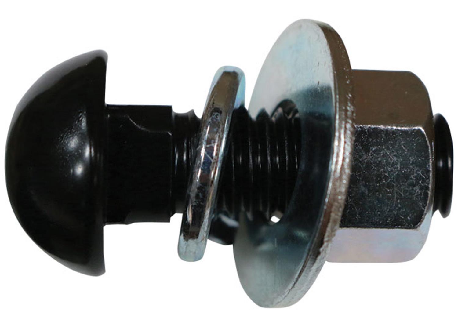 Brothers Trucks Bumper Bolts BOLT1BK Fasteners, C/K Series, Bolts, Front/Rear, Steel, Black, Paintable Surface, High Profile Head, Round, Hardware included, Chevy, GMC, Each