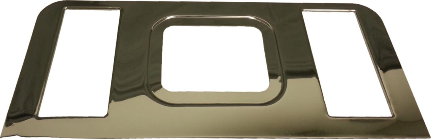 Brothers Trucks Center Console Bezels C6047-69 Components, Replacement Bezel, for Models with Bucket Seats, Stainless Steel, Polished, Chevrolet, GMC, Each