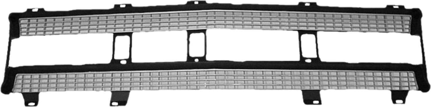 Brothers Trucks Grilles C9059-69 and Grille Inserts, Complete Grille Type, Inner Position, Stock Style, Plastic, Silver, Chevrolet, GMC, Each