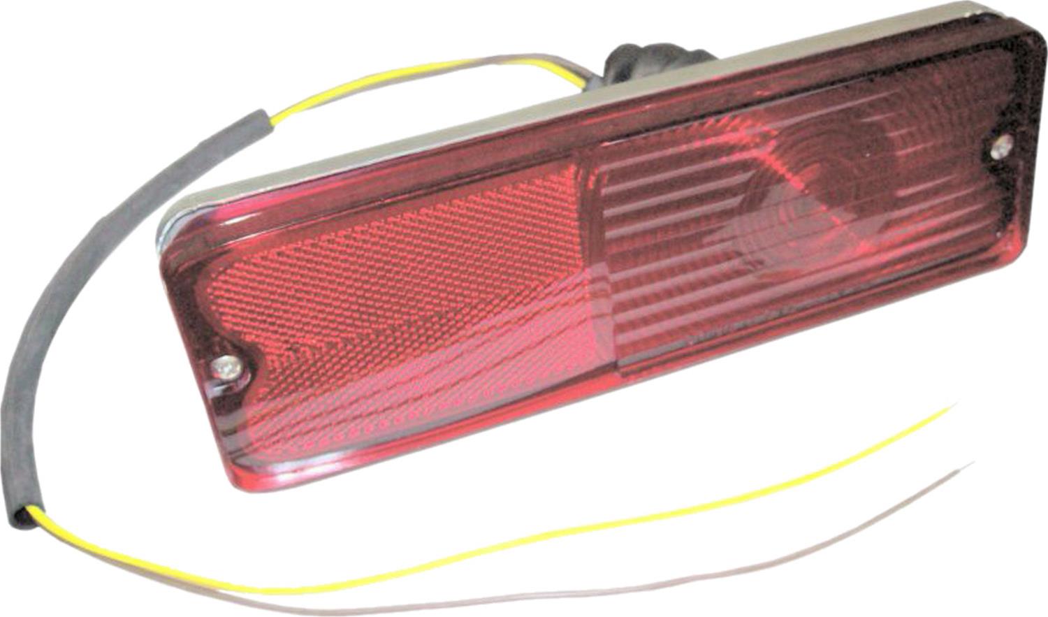 Brothers Trucks Tail Lamps C9074-67 Taillight Assemblies, OEM Replacement, Halogen, Red/Clear, Natural Housing, Right Side, Chevy, GMC, Each