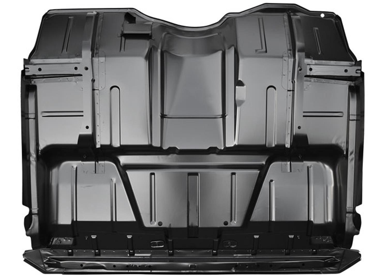 Brothers Trucks Floor Pan Replacement Panels CFP87SB Panels, Panels, Full, Front, Steel, Black, Small Hump Design, Chevrolet, GMC, Each