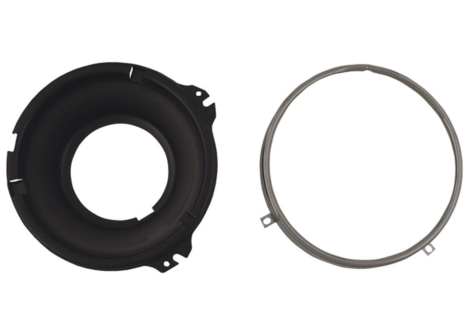 Brothers Trucks Headlight Housings and Buckets CHLB872 58-72 LIGHT BUCKETS & RETAINERS-8 PCS