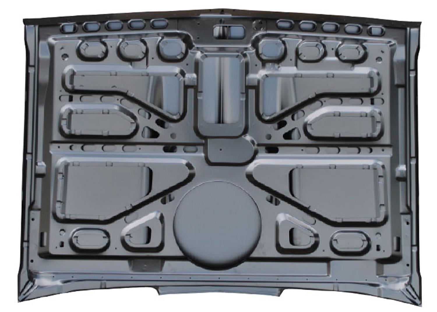 Brothers Trucks Hoods COWL87F Hoods, Cowl Induction Style, Bolt-on, Steel, EDP Coated, 4.00 in. Cowl Height, Chevrolet, GMC, Each