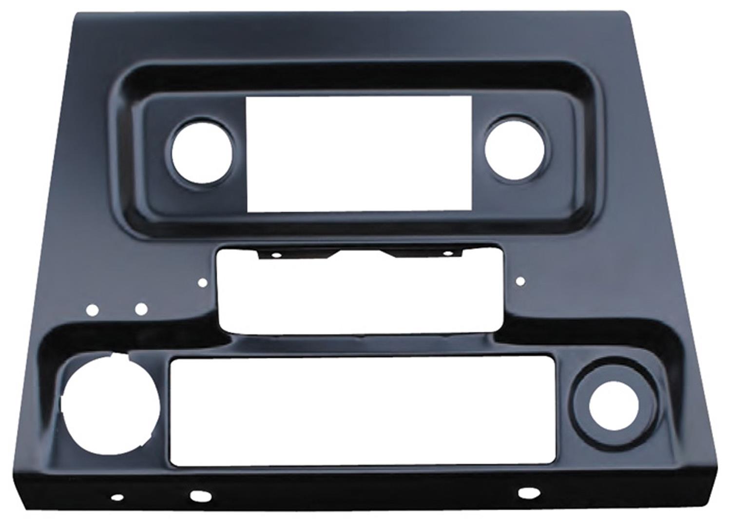 Brothers Trucks Dash Face Repair Panels DFRP072 Radio Bezels, Panels, Steel, Black, Chevrolet, GMC, Each