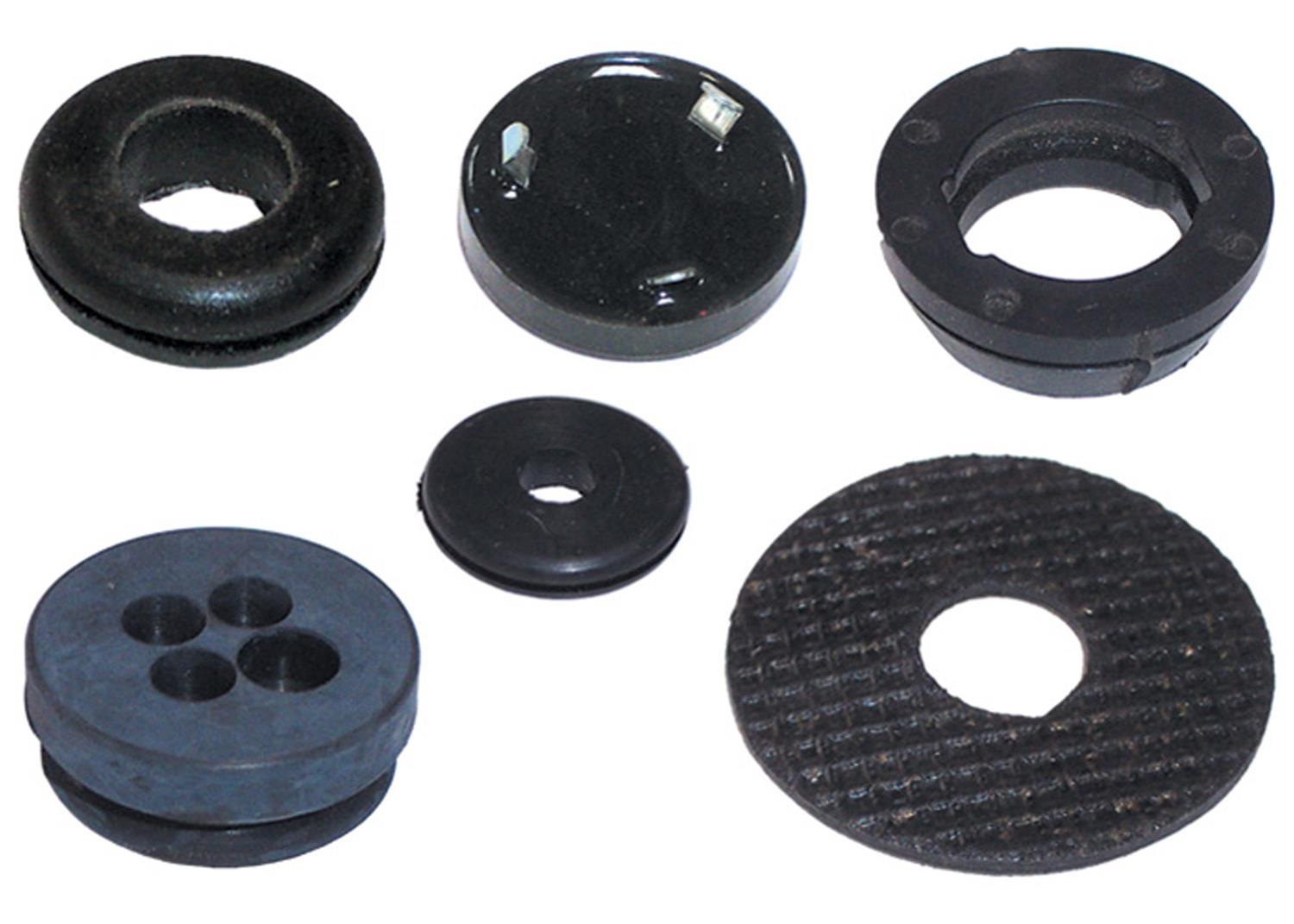 Brothers Trucks Firewall Grommets FGC0066 Grommets, Round, Rubber, Chevrolet, GMC, Kit