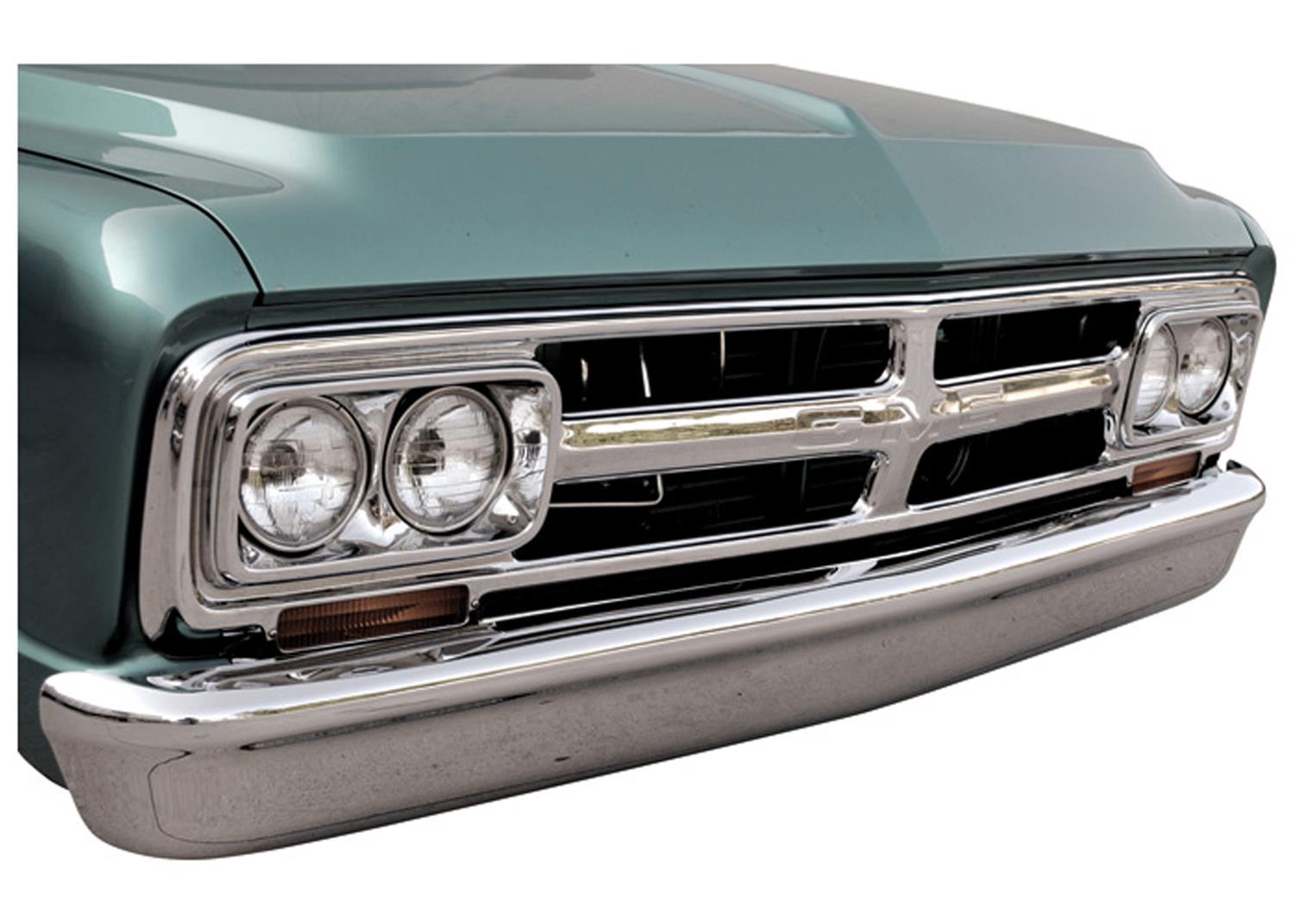 Brothers Trucks Bumpers FRT72SMP Bumpers, Front, Smoothie Style, Steel, Black Primer, Chevrolet, GMC, Each