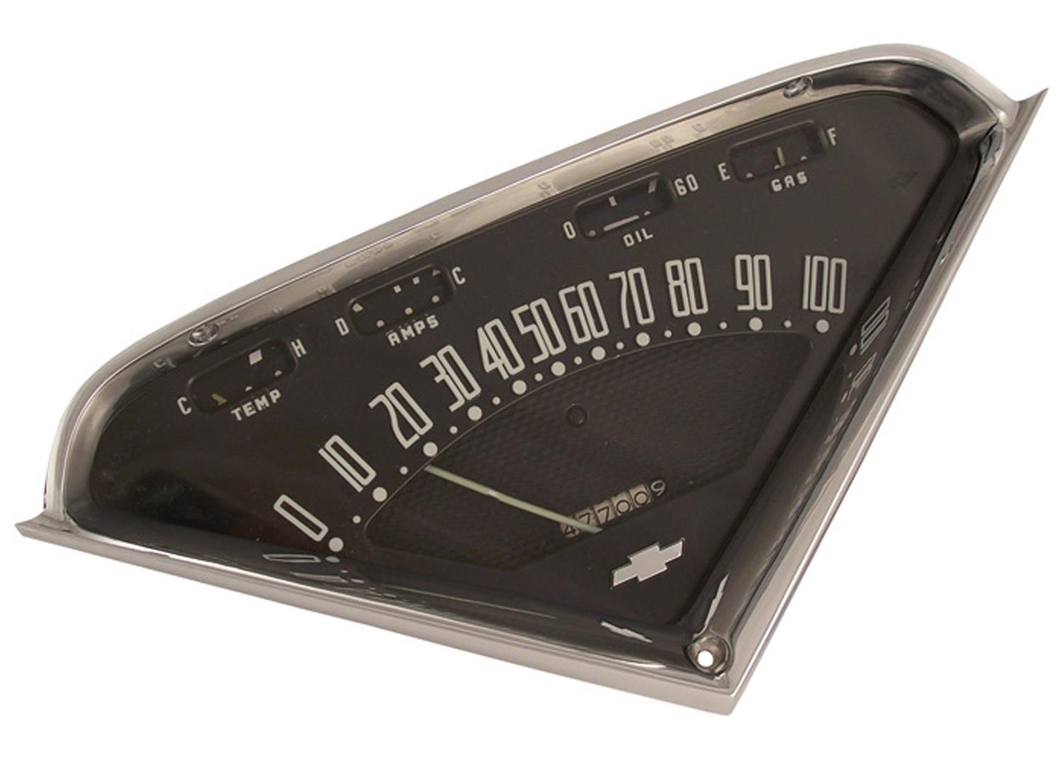 Brothers Trucks Gauge Kits and Instrument Clusters GCA5900 55-59 CHVY/GMC TRCK COMPLETE GAUGE ASSY