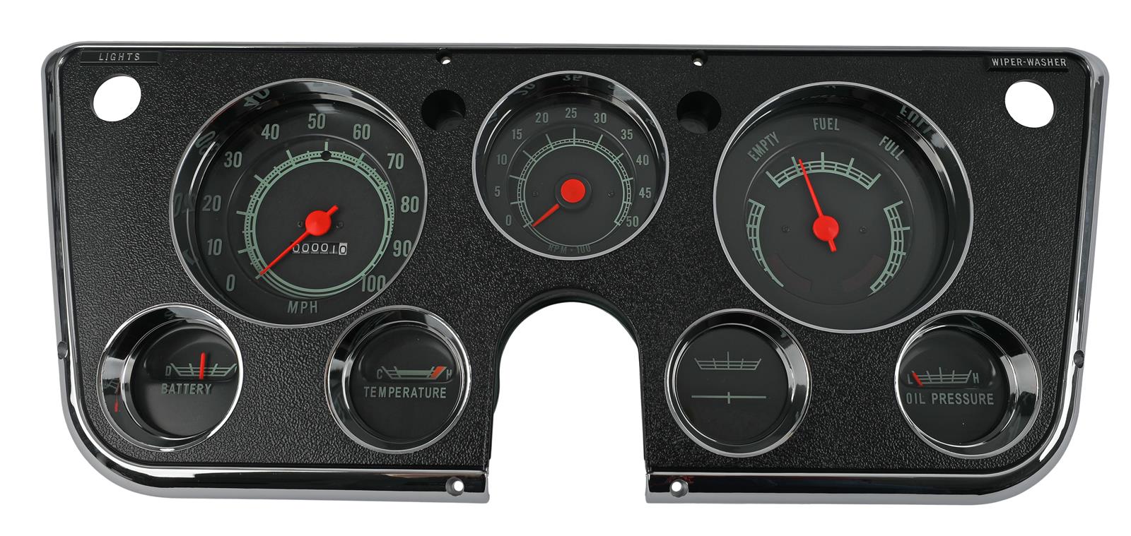 Brothers Trucks Gauge Kits and Instrument Clusters GCA72TN 69-72 DASH CLUSTER-W/TACH, W/O VACUUM-5K thumbnail 2