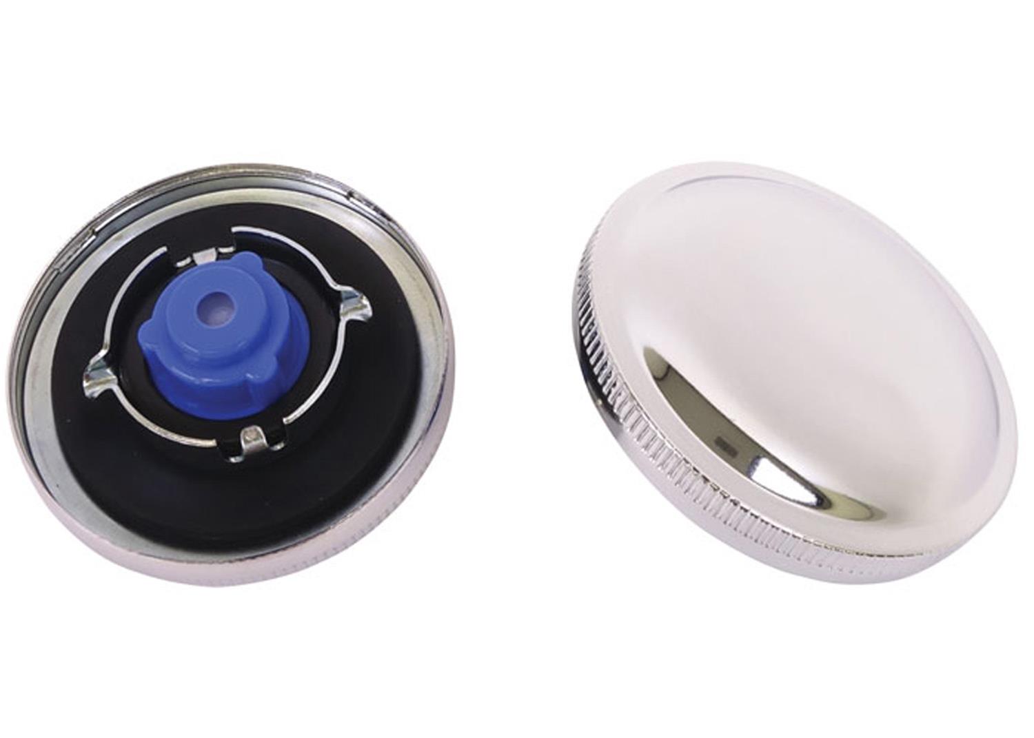 Brothers Trucks Gas Caps GCP47CH Fuel Tank Caps, Caps, Steel, Chrome, Chevrolet, GMC, Each