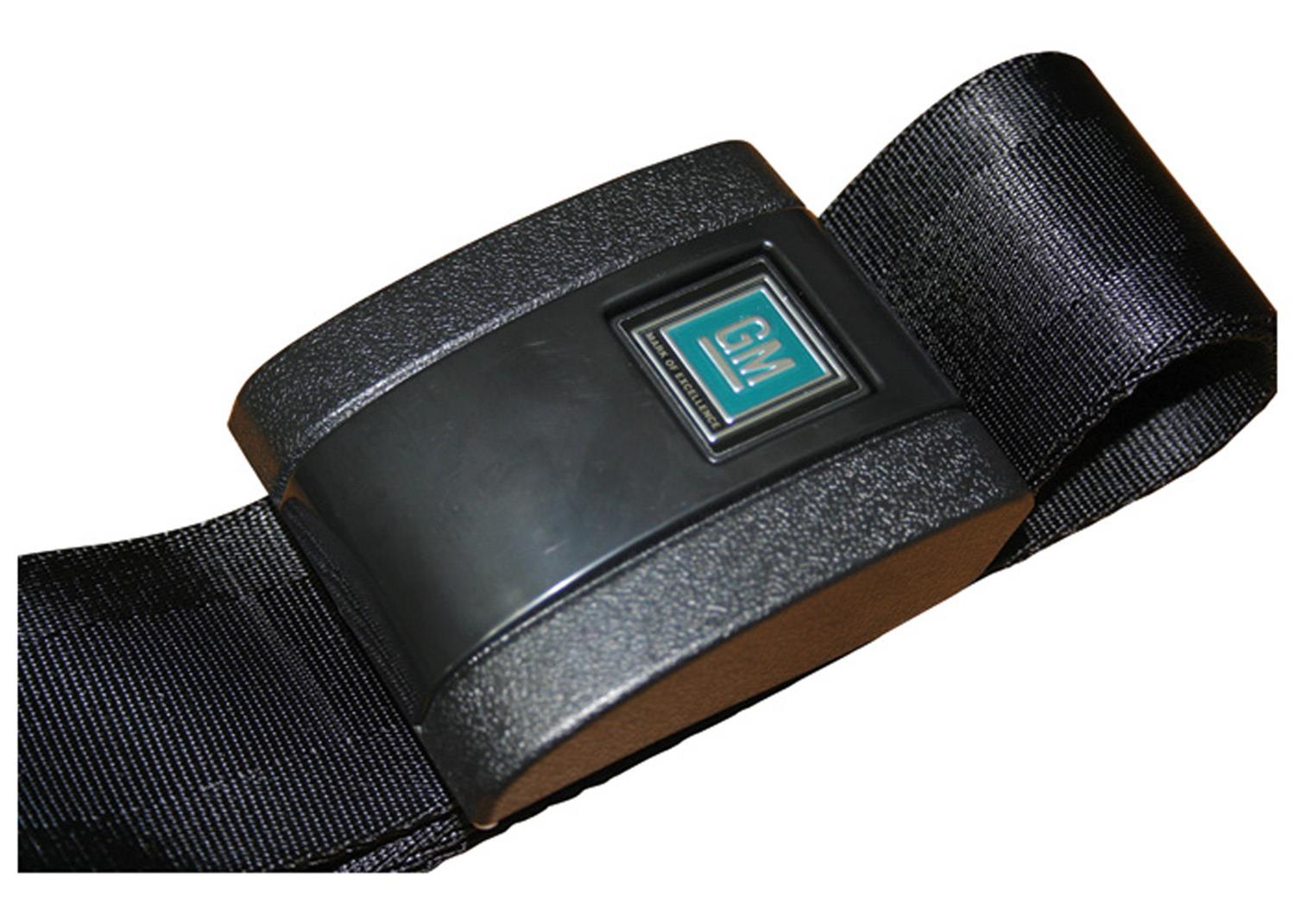 Brothers Trucks Seat Belts GMBELT1 Belts, Lap Belt Type, Black, GM Decals Not Included, Chevrolet, GMC, Each