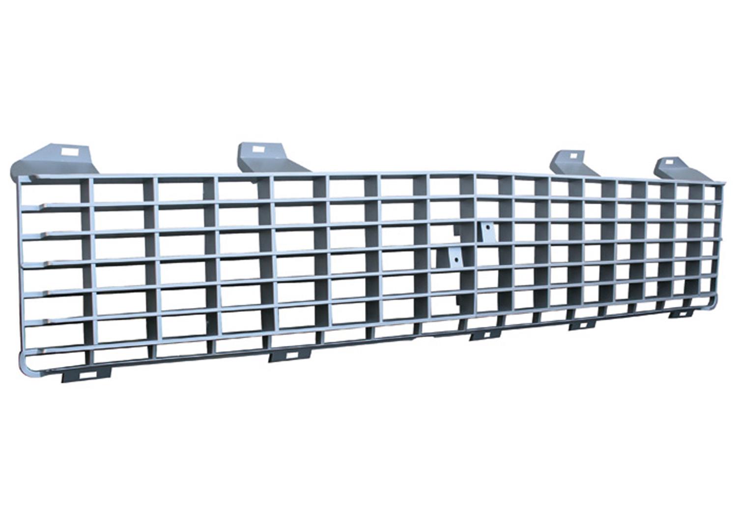 Brothers Trucks Grilles GRI72CH and Grille Inserts, Complete Grille Type, Stock Style, Inner Position, Plastic, Chrome, Chevrolet, Each
