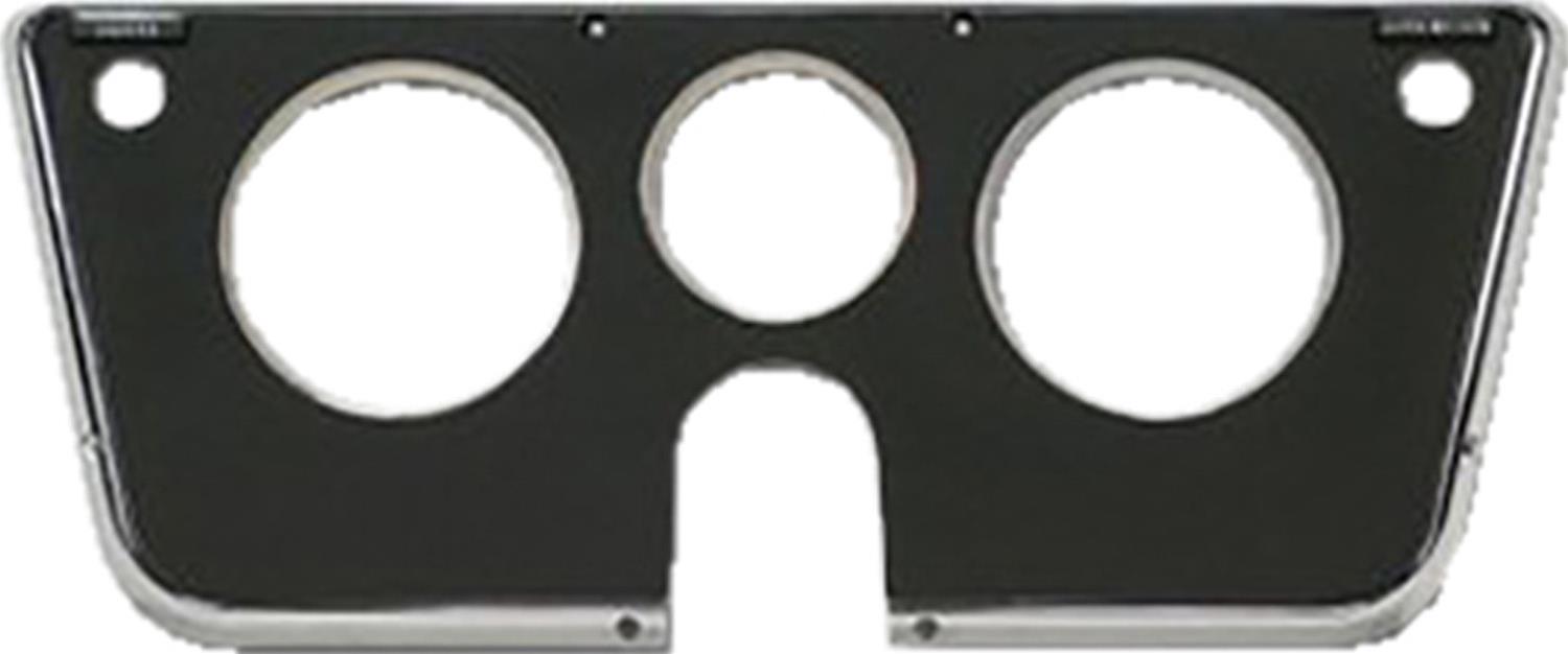 Brothers Trucks Instrument Bezels H6068-69 Gauge Bezels, Bezels, Black and Chrome, Models without Gauges, Chevrolet, GMC, Each