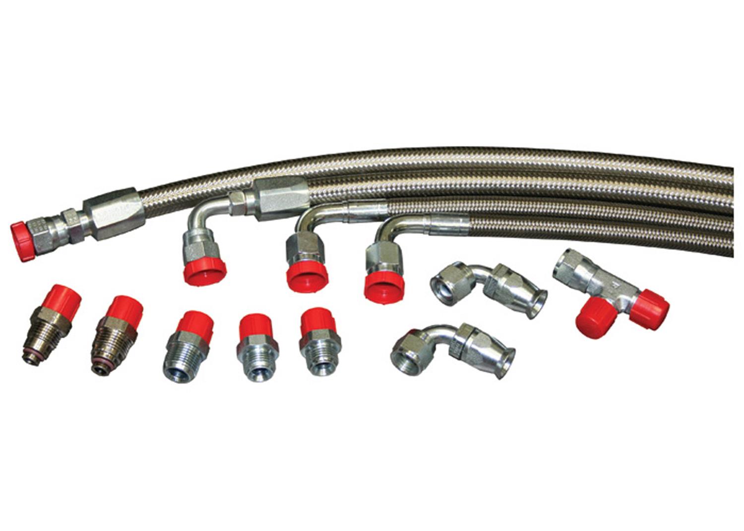 Brothers Trucks Power Steering Hoses and Lines HBUHK72 60-87 CHVY HYDRAULIC ASSIST HOSE KIT