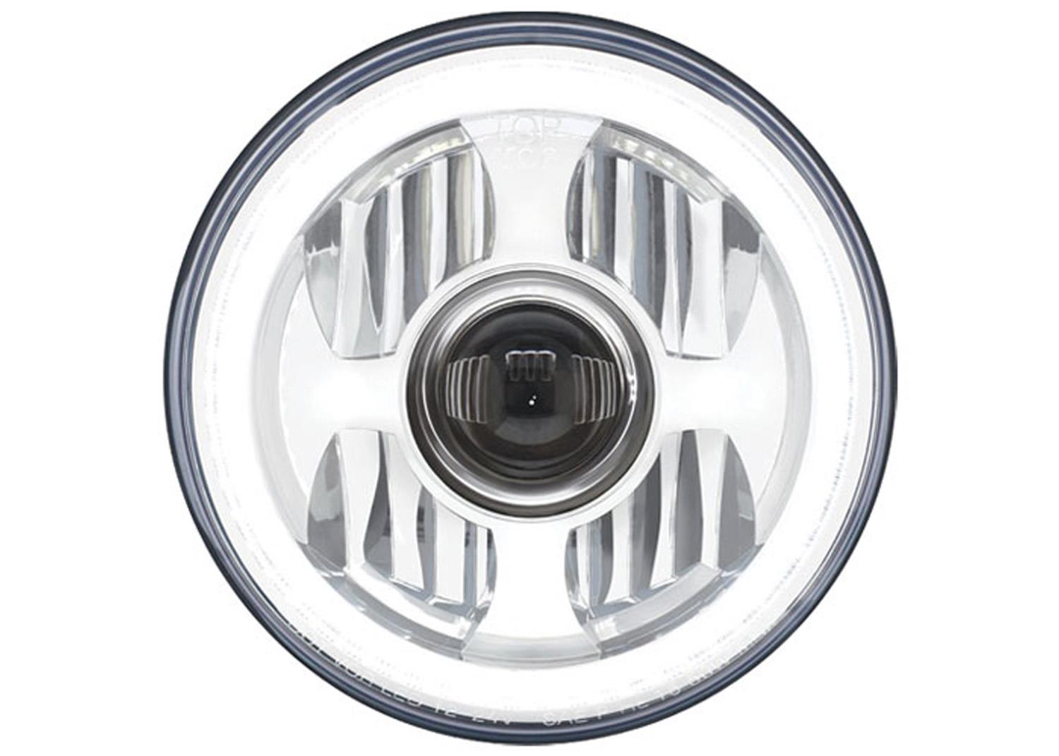 Brothers Trucks Sealed Beam Headlight Conversions HLED794 47-80 LEDLIGHT-7 INCH-PROJECTOR/HALO thumbnail 3