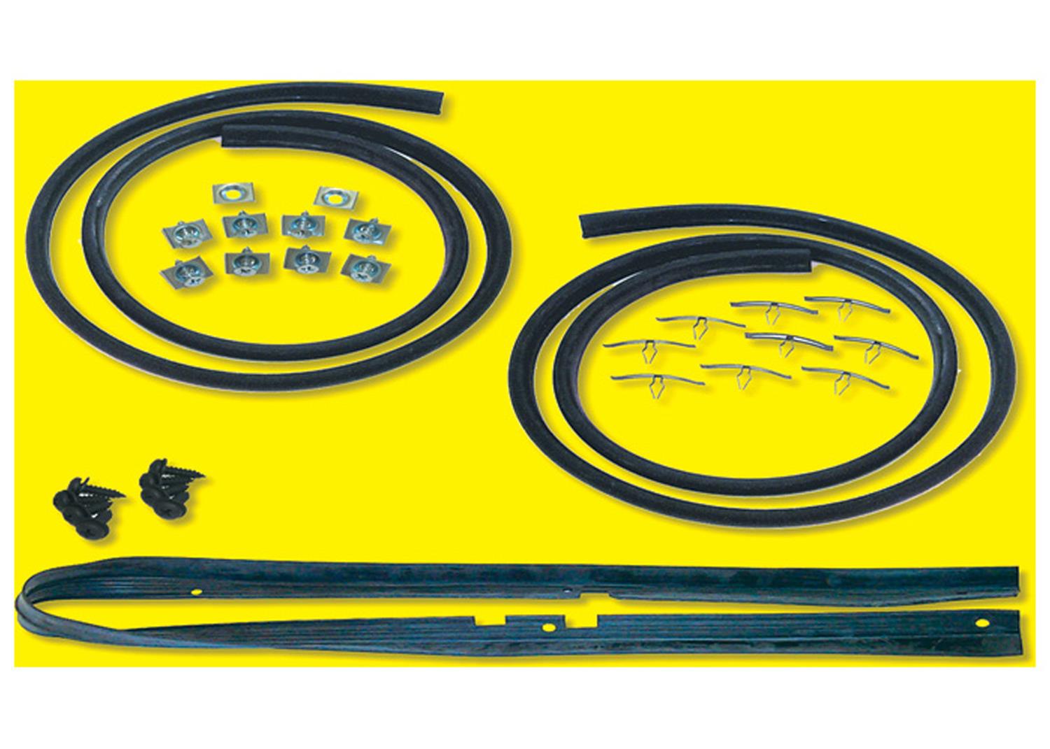Brothers Trucks Weatherstrip Seals HTCS054 Seals, Cowl Seal Position, Mounting Hardware Included, Chevrolet, GMC, Each