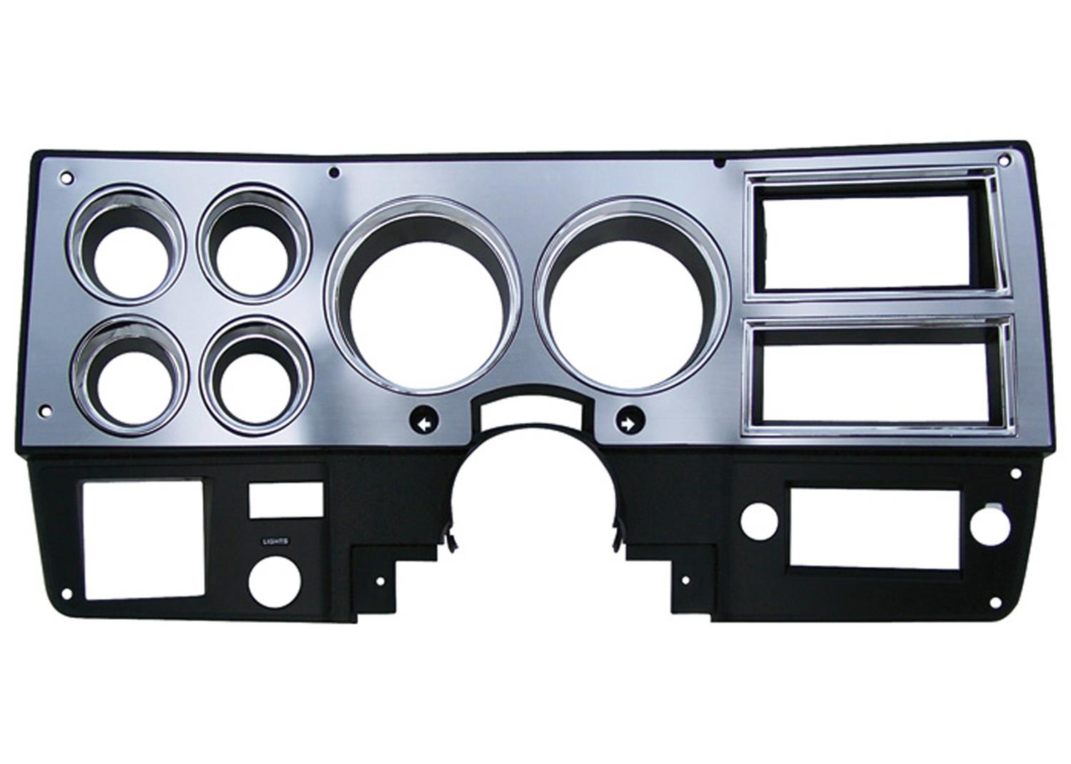 Brothers Trucks Instrument Bezels INST881 Gauge Bezels, Bezels, Black and Chrome, Fits Models without Air Conditioning, Chevrolet, GMC, Each