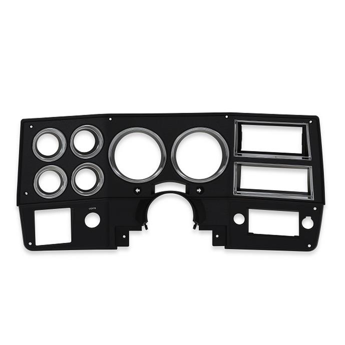 Brothers Trucks Instrument Bezels INST886 Gauge Bezels, Bezels, Black and Chrome, Fits Models with Factory Air Conditioning, Chevrolet, GMC, Each