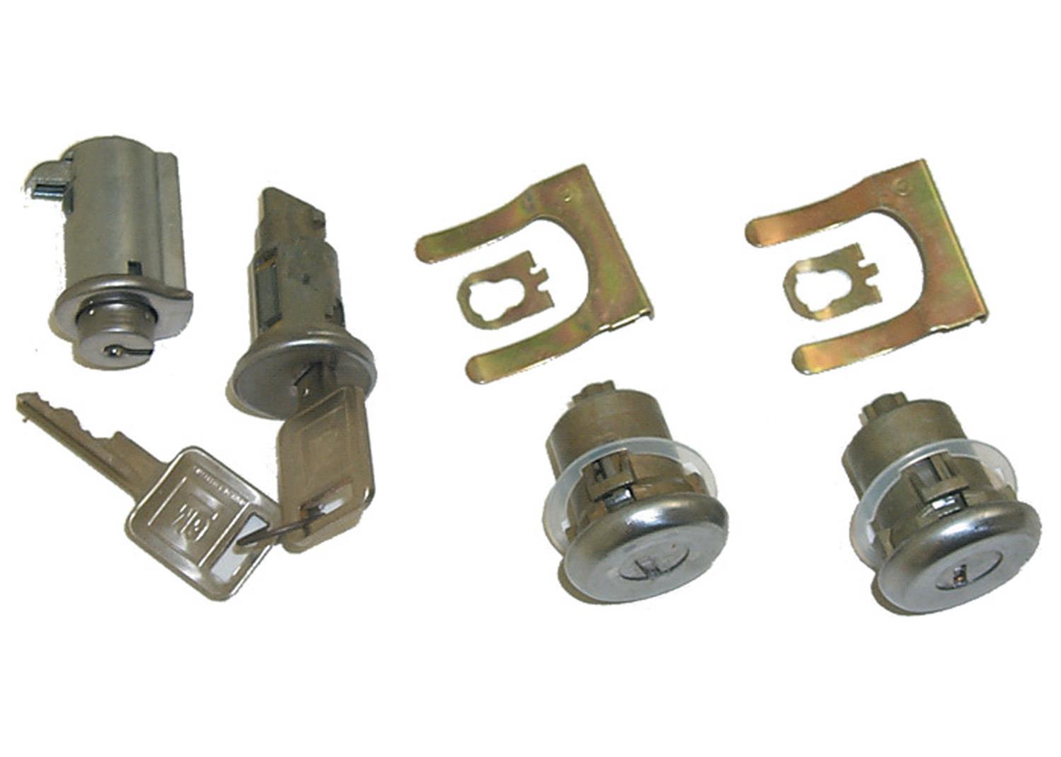 Brothers Trucks Lock Sets JDLGB00 Ignition and Door Sets, Cylinders, Two Keys, Chevrolet, GMC, Set