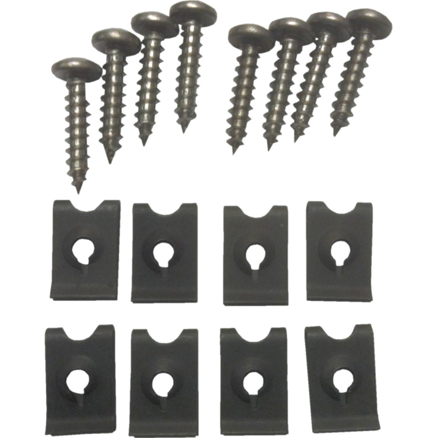 Brothers Trucks Marker Light Screw Kits L0020-68 Side Components, Kits, Includes 8 J-nuts and 8 Stainless Steel Screws, Chevrolet, GMC, Kit