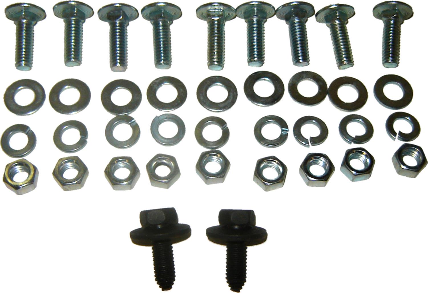 Brothers Trucks Bolts and Screws L0220-67 67-72 FLEET BEDSIDE TO FLR BLT KIT SHORT