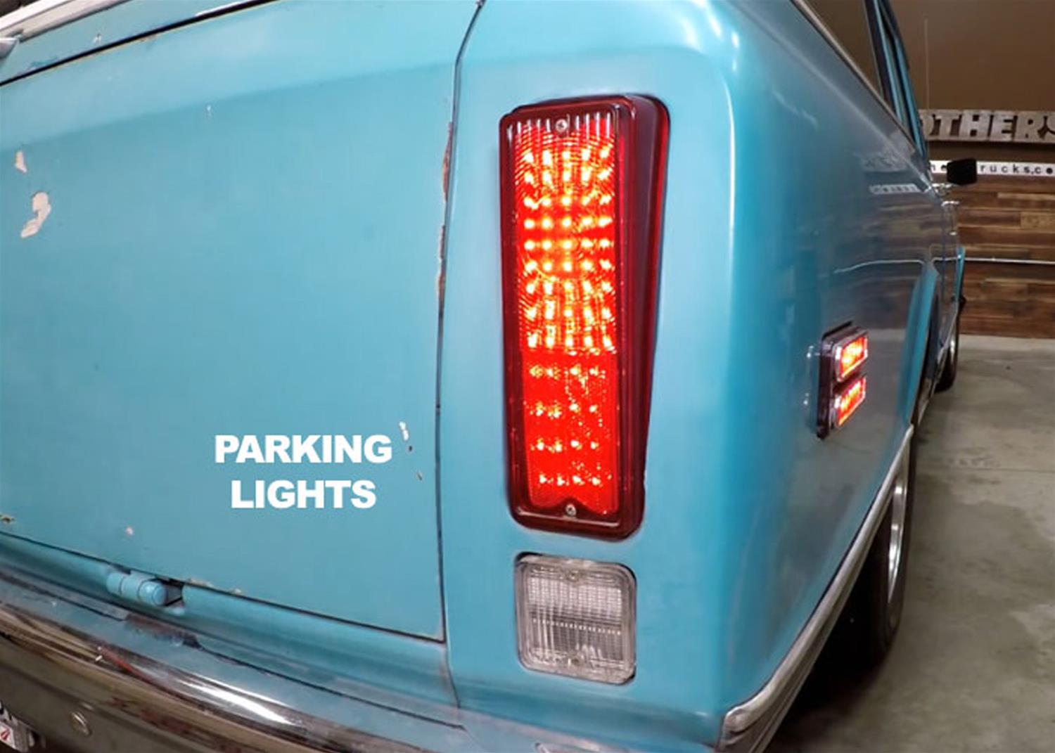 Brothers Trucks LED Taillight Lenses LED72FL Components, Multi-Bulb Insert, Left/Right, Chevrolet, GMC, Each