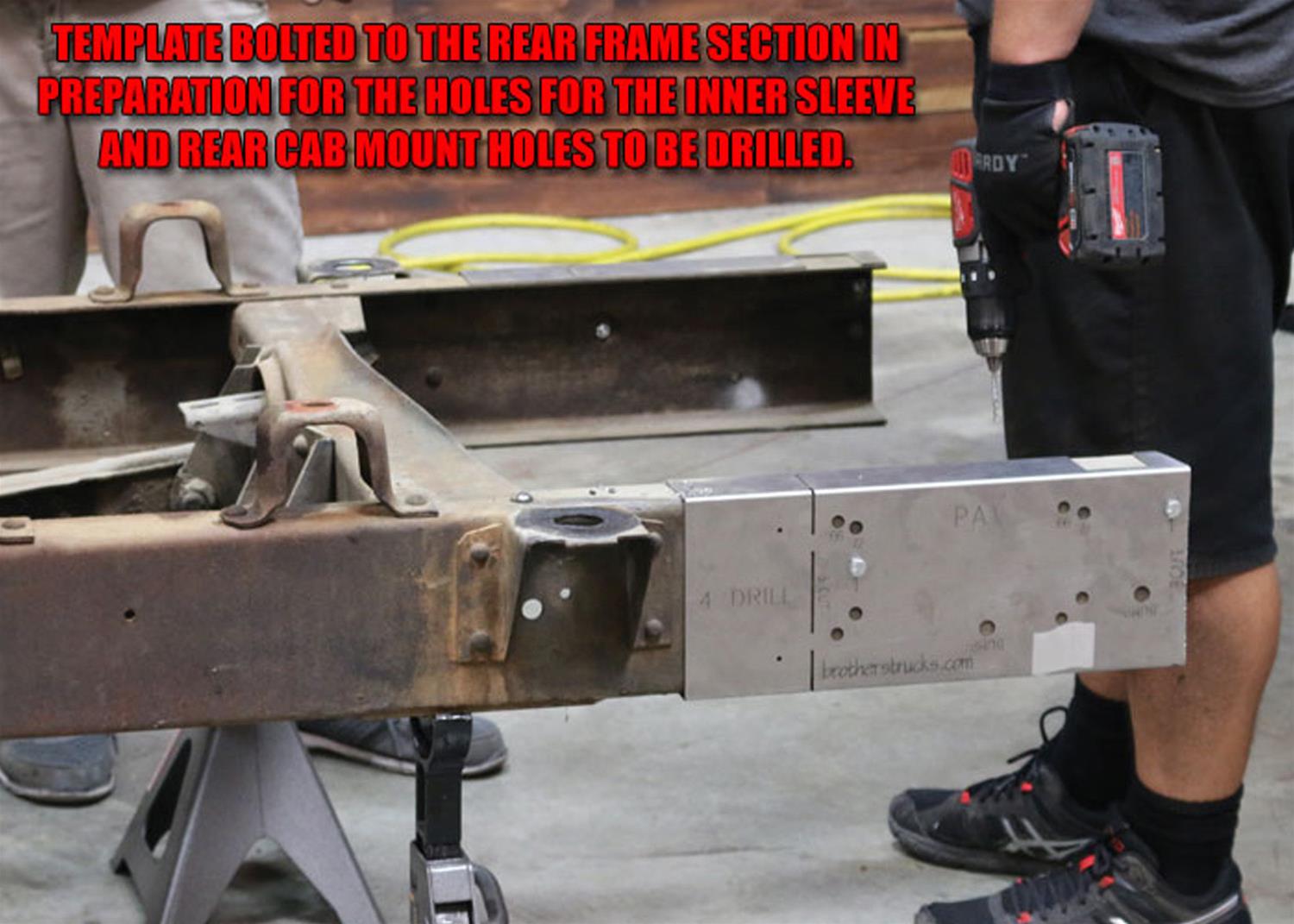 Brothers Trucks Frame Rails LTSC37266 Rails, Conversion, Long to Short, Steel, Natural, Chevy, GMC, 66, Kit thumbnail 4