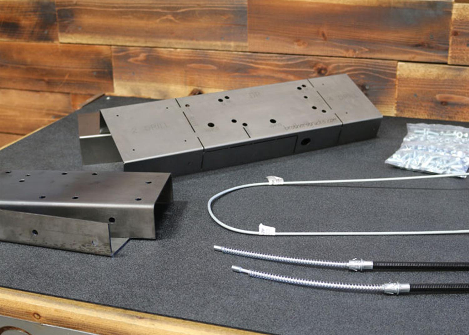 Brothers Trucks Frame Rails LTSC37266 Rails, Conversion, Long to Short, Steel, Natural, Chevy, GMC, 66, Kit thumbnail 3