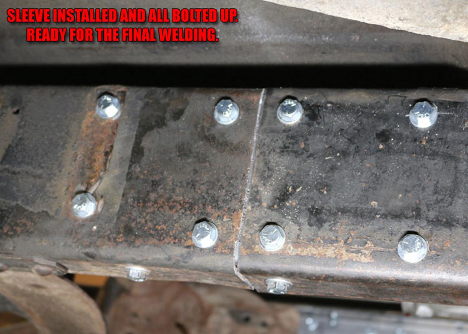 Brothers Trucks Frame Rails LTSC37272 Rails, Conversion, Long to Short, Steel, Natural, Chevy, GMC, 72, Kit thumbnail 2