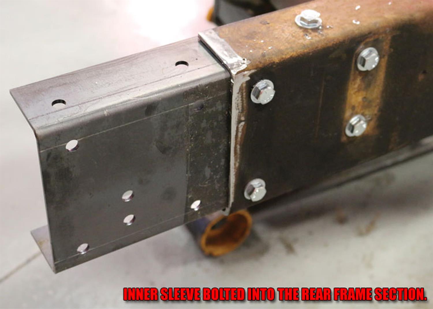 Brothers Trucks Frame Rails LTSC37272 Rails, Conversion, Long to Short, Steel, Natural, Chevy, GMC, 72, Kit thumbnail 6