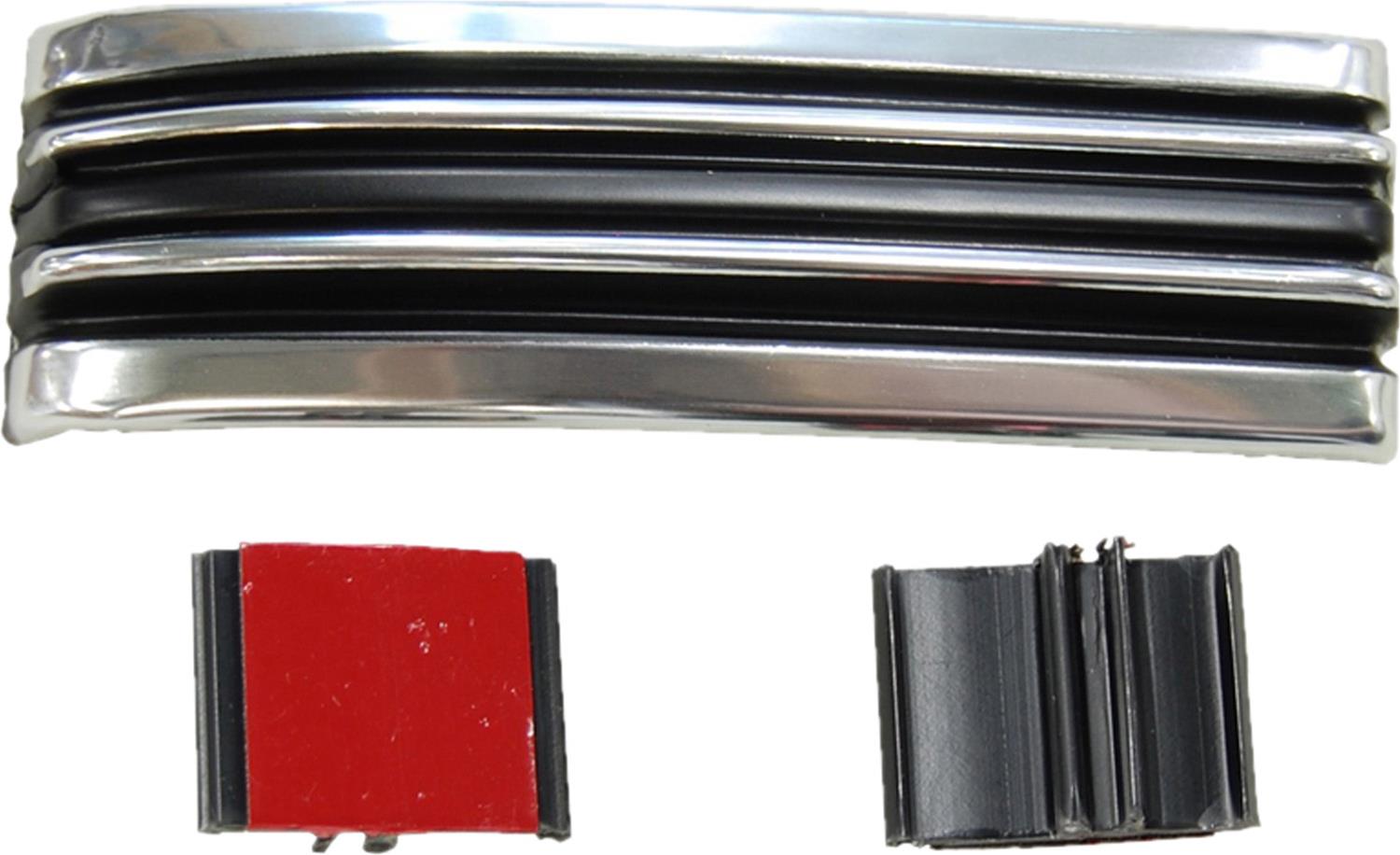 Brothers Trucks Moldings M0018R-69 Body Moldings, Aluminum, Silver/Black, Upper Cab Position, Fits Right Side, Chevrolet, GMC, Each
