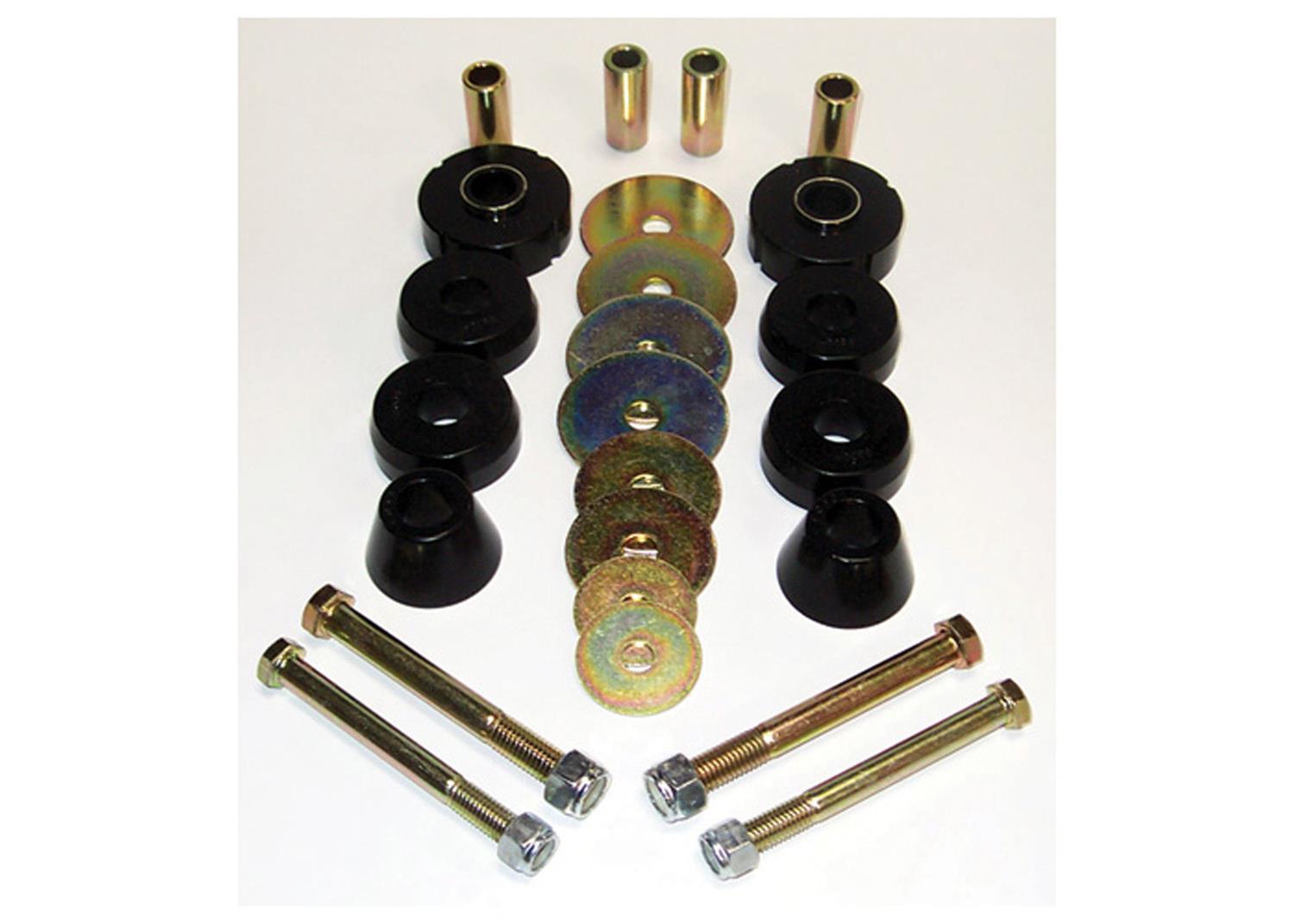 Brothers Trucks Cab Mount Sets NRG4137 Body Bushing, Mount, Polyurethane, Black, Chevy, GMC, Each