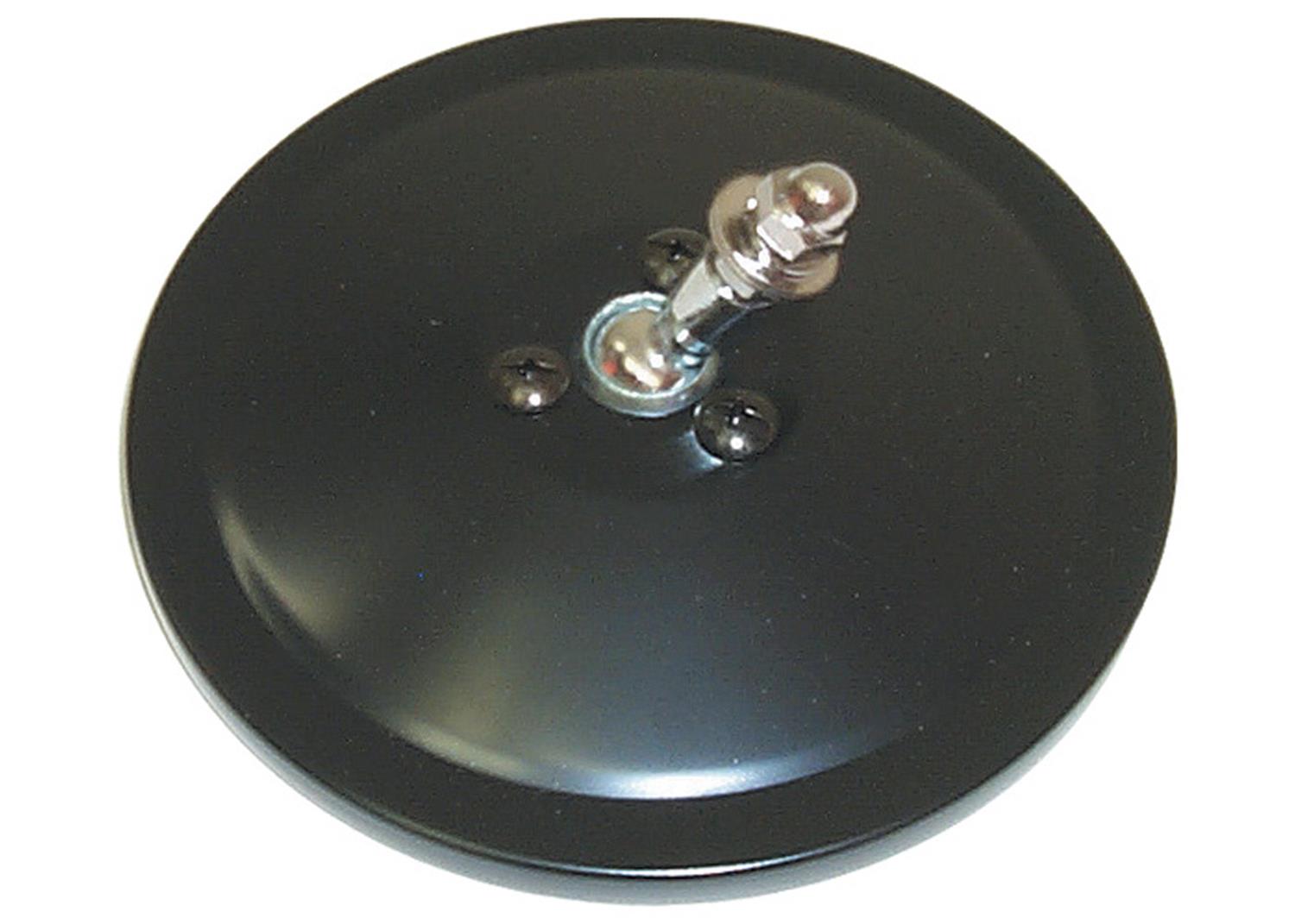 Brothers Trucks Side View Mirror Components OMH69RP 47-69 CHVY MIRROR HEAD-ROUND/SMOOTH-BLK