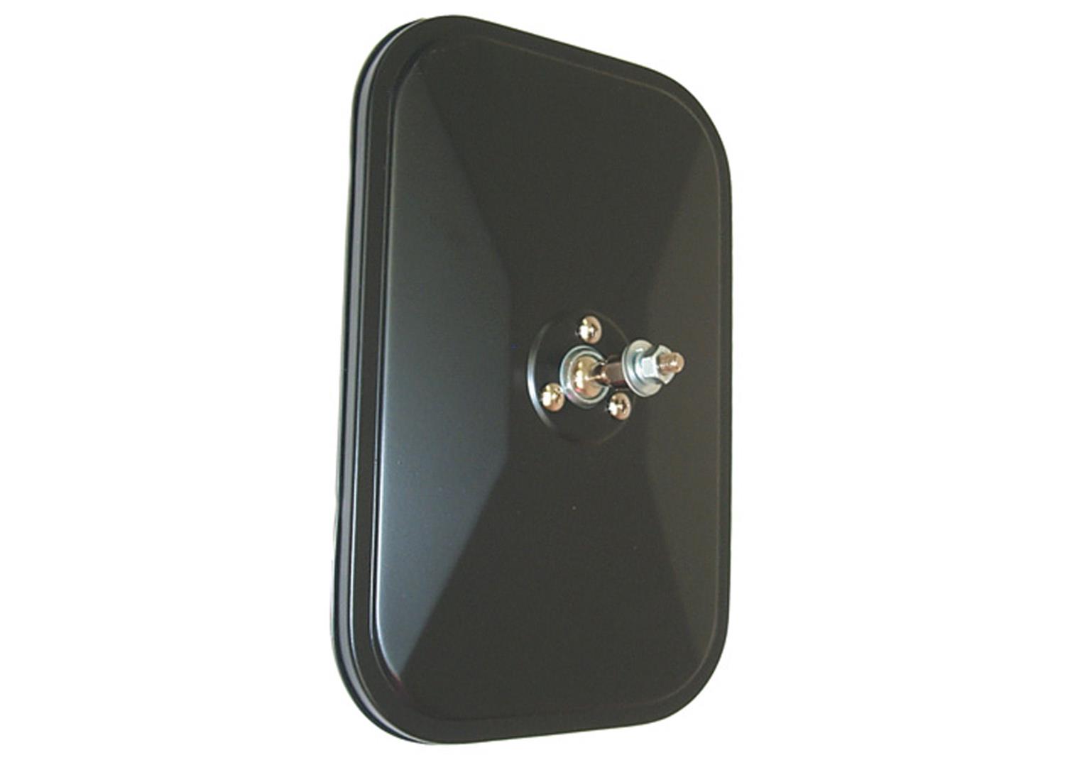 Brothers Trucks Side View Mirror Components OMH69SP 47-69 CHVY/GMC MIRROR HEAD-RECTANGE-BLK