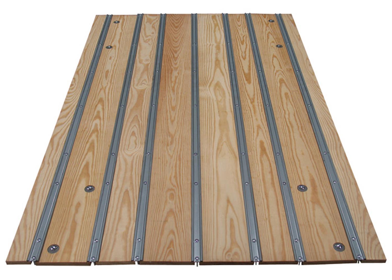 Brothers Trucks Wood Bed Kits PWK72LF-2 Truck Floors, Kits, Pine, Pre-drilled, Galvanized Steel Strips, Long Bed, Fleetside/Styleside, Chevrolet, GMC, Kit