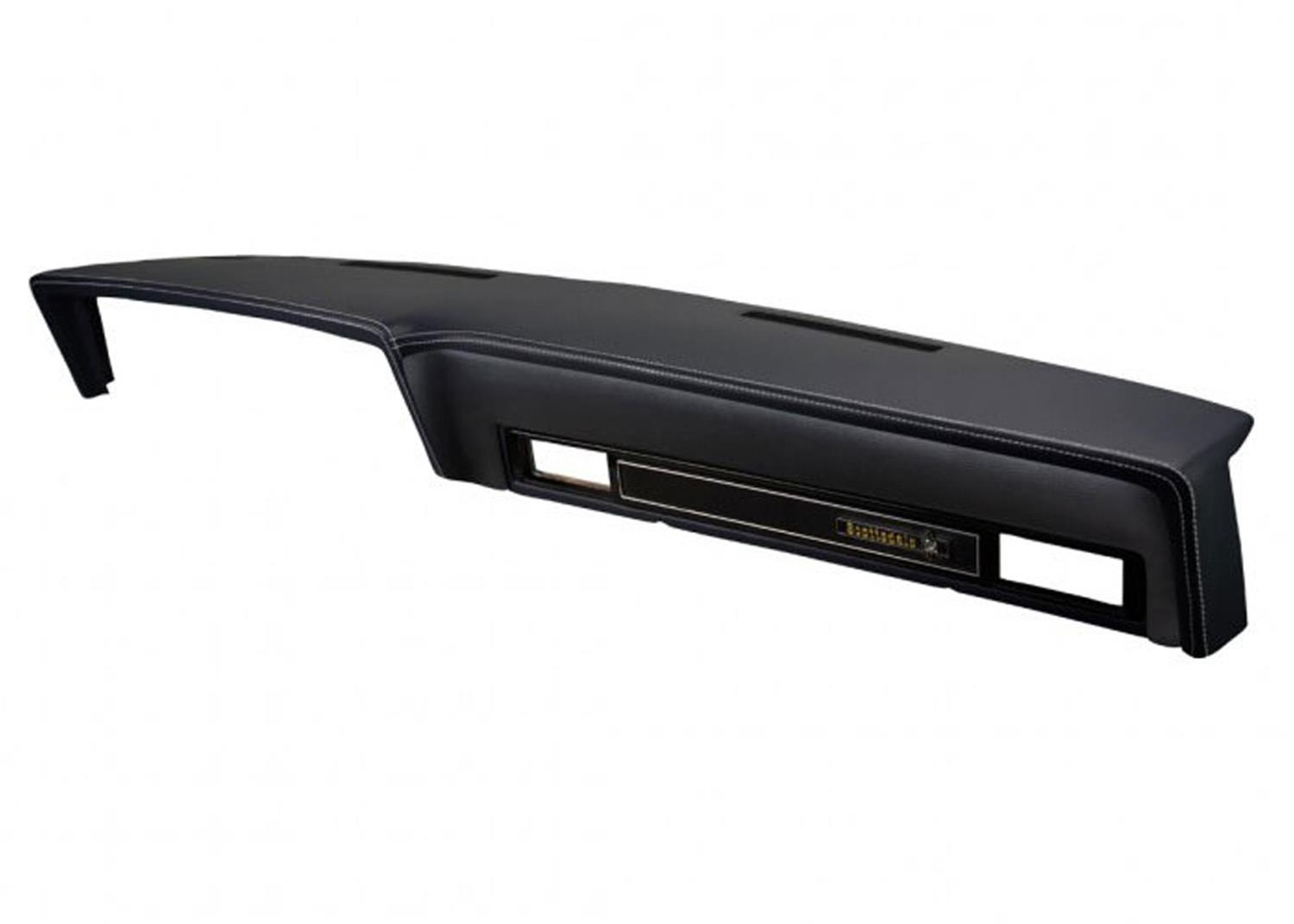 Brothers Trucks Sport Dash Pads QPP8187BLUE Pads, Sport, Black Vinyl with Blue Stitching, Chevrolet, GMC, Each thumbnail 4