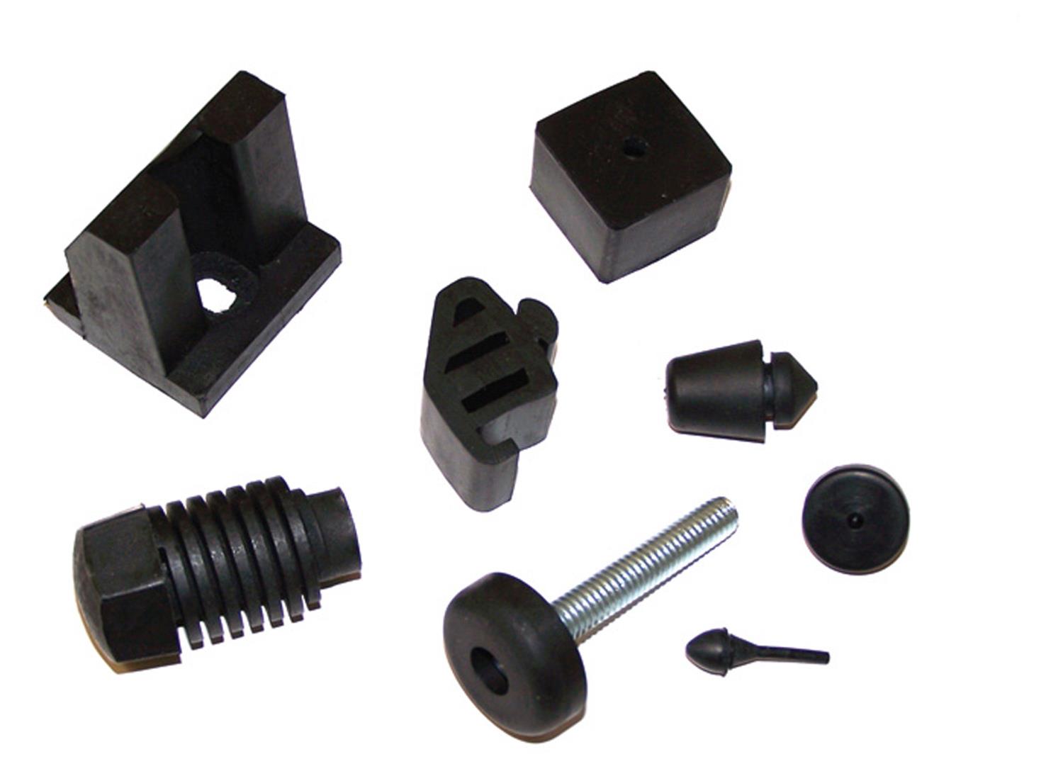 Brothers Trucks Rubber Bumper Kits RBK81SS Body Component Bump Stops, Rubber, Black, Includes Bumpers for Hood, Doors, Glove Box, Ashtray, and Tailgate, Stepside Models Only, Chevy, GMC, Kit