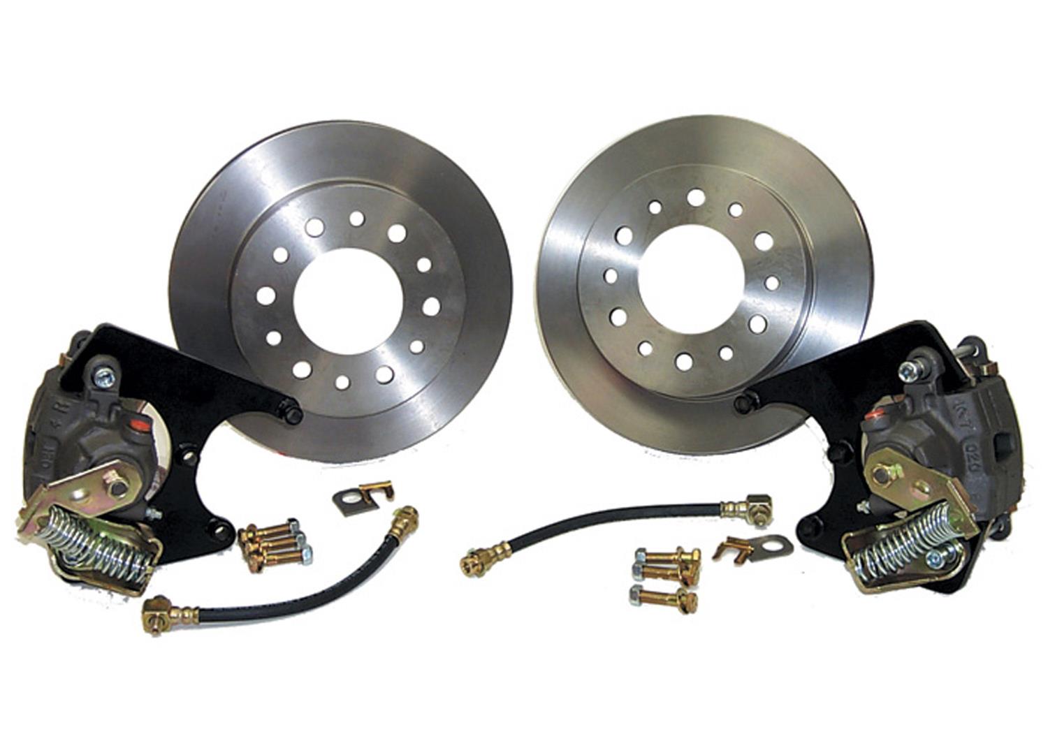 Brothers Trucks Disc Brake Conversion Kits RDBK159 Kits, Kits, Rear, Solid Surface Rotors, Gray/Silver Calipers, Pads, Chevrolet, GMC, Kit