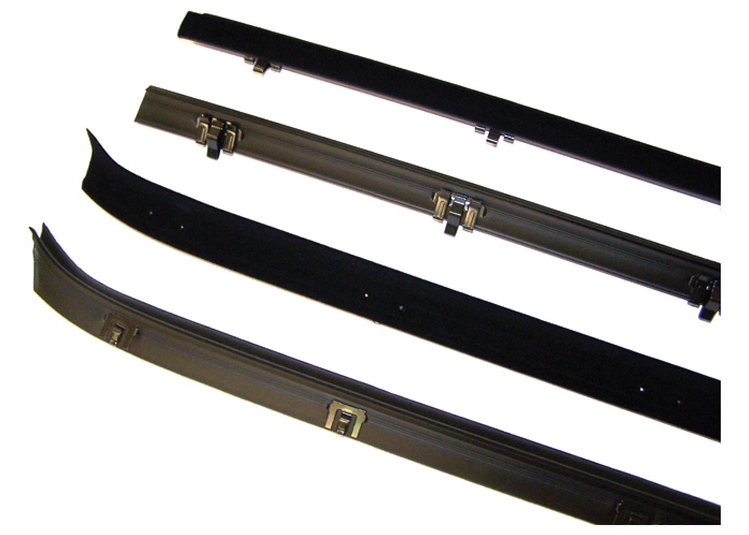 Brothers Trucks Weatherstrip Seals REP87RD Seals, Window Regulator/Rear Door Window Felt Position, Chevrolet, GMC, Set of 4