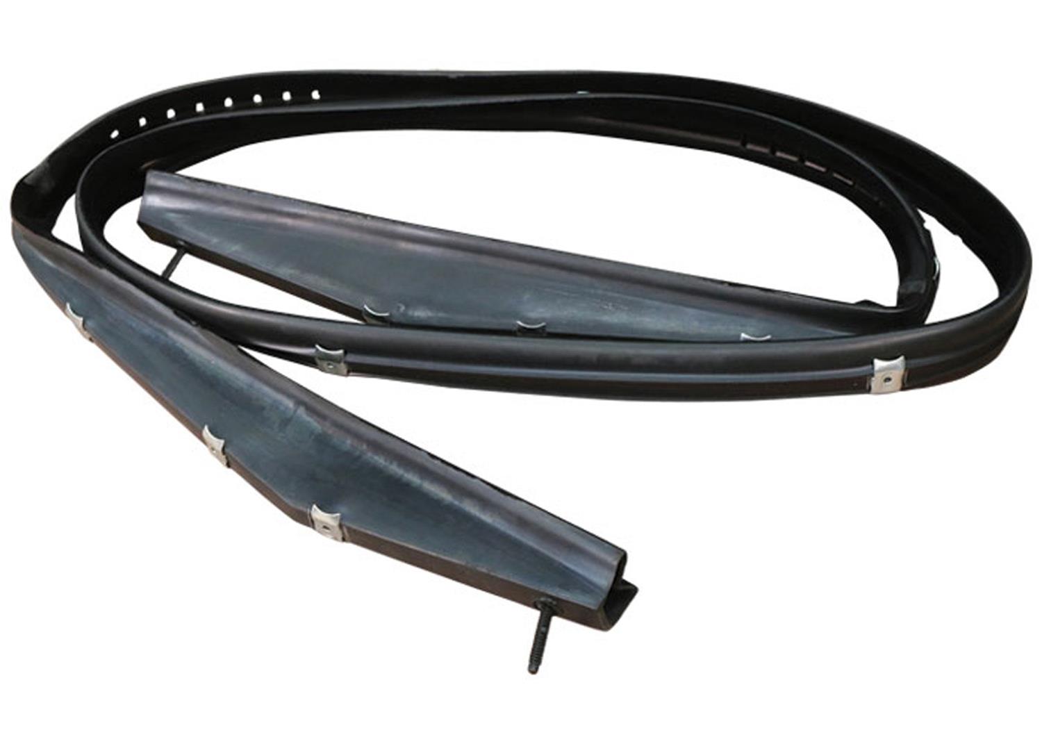 Brothers Trucks Weatherstrip Seals, Individual Position RGTS091 Window Weather Strip Position, Fits Rear Glass Runs On Models with A Non-removable Hardtop, Chevrolet, GMC, Each thumbnail 2