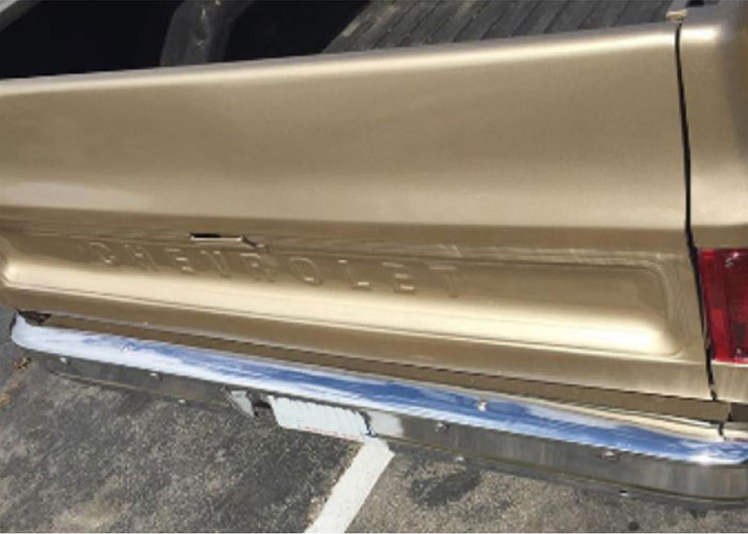 Brothers Trucks Bumper Protectors RSA87FS 73-87 CHVY/GMC REAR BUMPER SPLASH SHIELD thumbnail 3