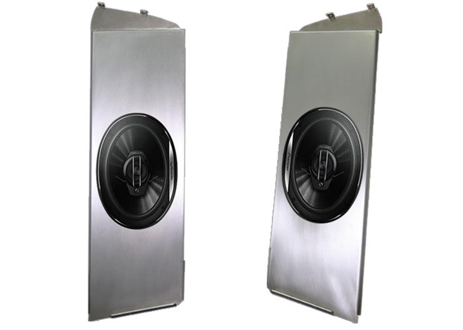 Brothers Trucks Automotive Speaker Kits SBNBK72 Speakers, Oval, 400 watts, 6 x 9 in. Size, Grilles Included, Rear, Chevrolet, GMC, Pair thumbnail 2