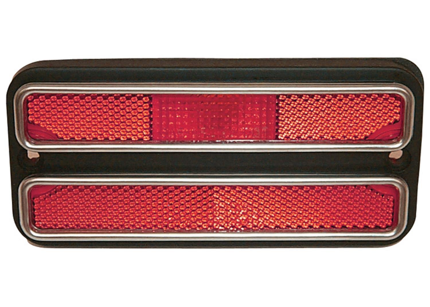 Brothers Trucks Side Marker Light Assemblies SMAD2RD Assemblies, Stock Lens Style, Rectangular, Red Lens, Left or Right Side, Chevrolet, GMC, Each